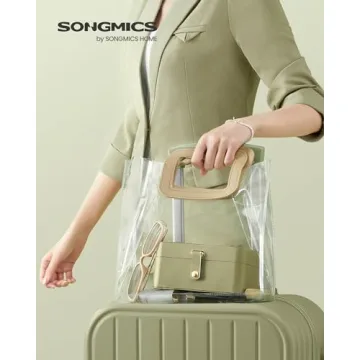 SONGMICS Jewelry Box Travel Case Portable Jewelry Organizer