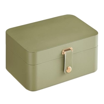 SONGMICS Jewelry Box Travel Case Portable Jewelry Organizer