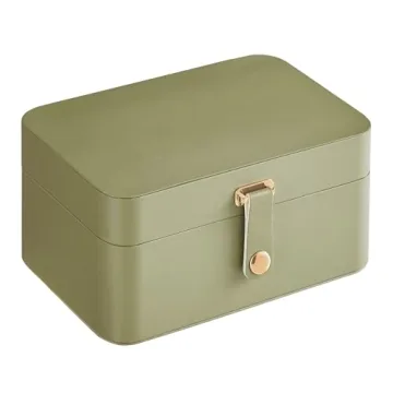 SONGMICS Jewelry Box Travel Case Portable Jewelry Organizer