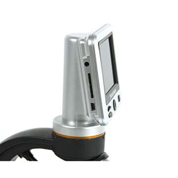 Celestron – LCD Digital Microscope II – Biological Microscope with a Built-in 5MP Digital Camera – Adjustable Mechanical Stage –Carrying Case and 1GB Micro SD Card