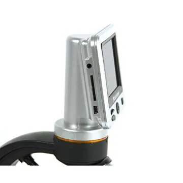 Celestron – LCD Digital Microscope II – Biological Microscope with a Built-in 5MP Digital Camera – Adjustable Mechanical Stage –Carrying Case and 1GB Micro SD Card