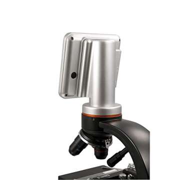 Celestron – LCD Digital Microscope II – Biological Microscope with a Built-in 5MP Digital Camera – Adjustable Mechanical Stage –Carrying Case and 1GB Micro SD Card