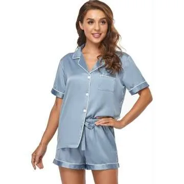 Satin Pajama Set for Women – Stylish Comfort