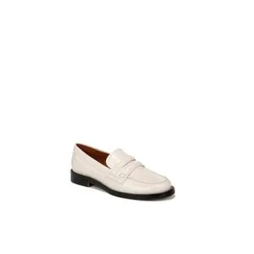 Franco Sarto Womens Lillian Slip On Penny Loafer Vanilla White 7 M
