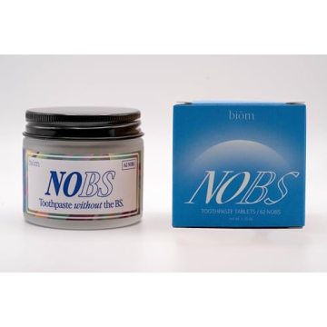 NOBS Fluoride-Free Toothpaste Tablets for Enamel Care