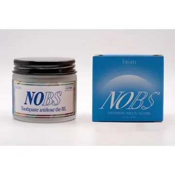 NOBS Fluoride-Free Toothpaste Tablets for Enamel Care
