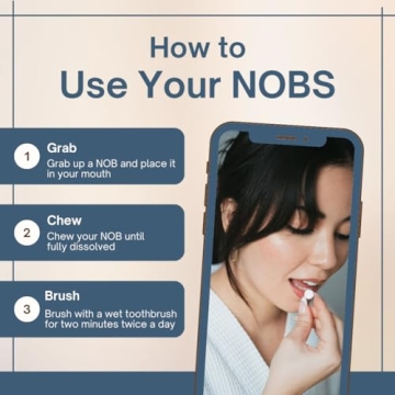 NOBS Fluoride-Free Toothpaste Tablets for Enamel Care