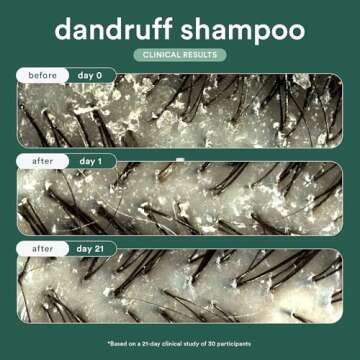 VERB® Dandruff Shampoo - for Gentle Cleansing and Clinical Strength Dandruff Relief with 3% Salicyl...
