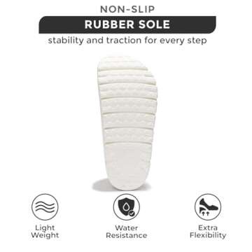 Genuine Leather Platform Clogs with Arch Support for Women