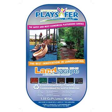 Playsafer Rubber Mulch Nuggets for Safe Play Areas
