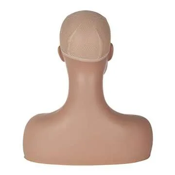 Realistic Female Mannequin Head for Wigs and Accessories