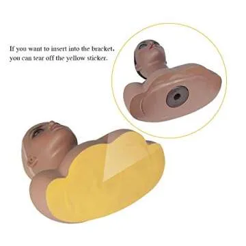 Realistic Female Mannequin Head for Wigs and Accessories