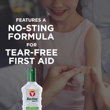 Bactine MAX First Aid Pain Relief Spray with 4% Lidocaine