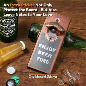 Magnetic Beer Bottle Opener with Auto Catch for Men