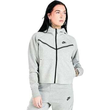 Nike Women's Tech Fleece Windrunner Hoodie - Medium