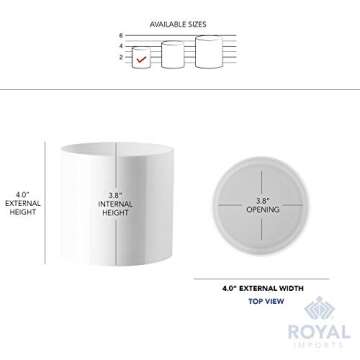 Royal Imports Acrylic Vases - Stylish & Durable Home Decor