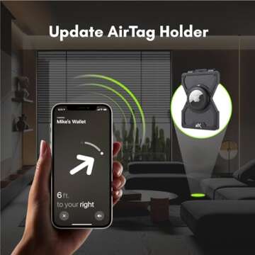 Extremus Airtag Wallet Men, RFID Blocking Front Pocket Wallet with Airtag Holder, Slim Minimalist Mens Wallet Airtag, Metal Wallet Airtag Card Holder with Money Clip, Black