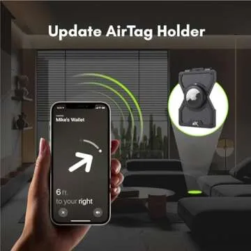 Extremus Airtag Wallet Men, RFID Blocking Front Pocket Wallet with Airtag Holder, Slim Minimalist Mens Wallet Airtag, Metal Wallet Airtag Card Holder with Money Clip, Black