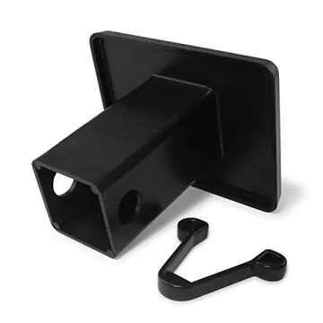 iPick Image, Compatible with - Ford Raptor SVT UV Graphic Carbon Fiber Look Metal Face-Plate on ABS Plastic 2 Tow Hitch Cover