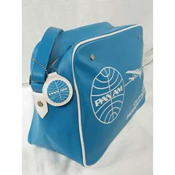 Pan Am Men's Vintage Duffle Bag for Travel & Gym