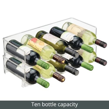Stylish Stackable Water Bottle & Wine Rack Organizer