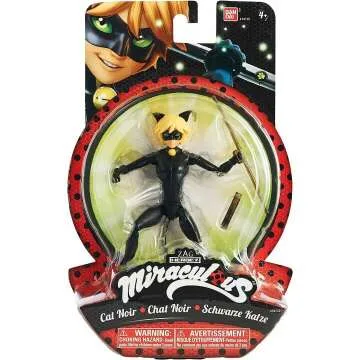 Ladybug Cat Noir Action Figure - Miraculous 39722