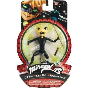 Ladybug Cat Noir Action Figure - Miraculous 39722