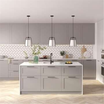 Marduk 11" Wide Pendant with Fabric Shade in Blackened Bronze/White