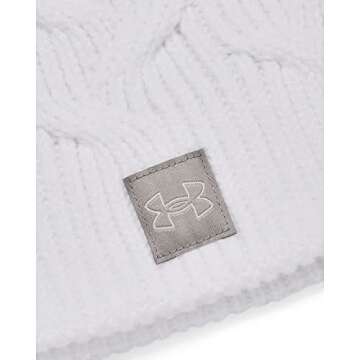 Under Armour Women's Halftime Cable Knit Beanie - Cozy & Stylish Winter Accessory