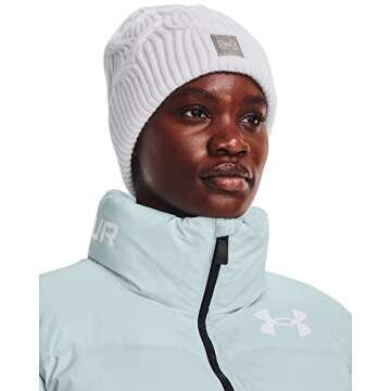 Stylish Under Armour Women's Halftime Cable Knit Beanie