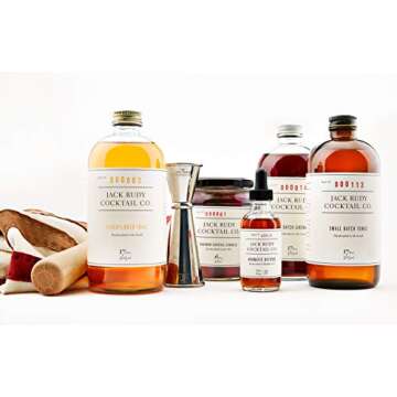 Jack Rudy Elderflower Tonic - 17 Oz Craft Mixer for Cocktails