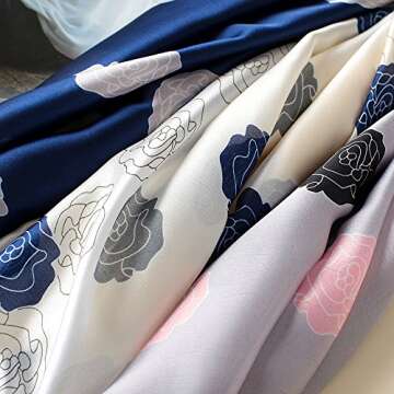 NUWEERIR Womens 100% Large Mulberry Silk Scarf Long Satin Scarf Fashion Designer Scarf Lightweight W...