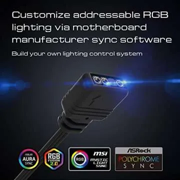 GAMDIAS 120mm RGB Case Fans 3 Pack for Ultimate Cooling