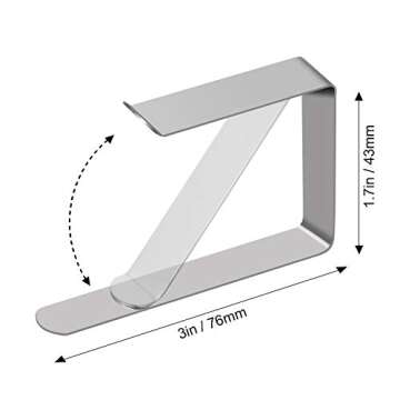 Durable Tripole Tablecloth Clips for Every Outdoor Event