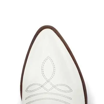 mysoft Women's Western Cowboy Boots - Chic Embroidered Design