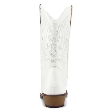 mysoft Women's Western Cowboy Boots - Chic Embroidered Design