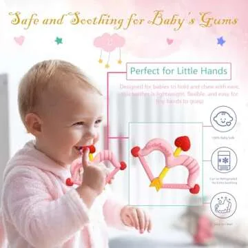 BIGSPINACH Cupid Bow Teething Toy for Babies - Ideal Gift