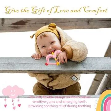 BIGSPINACH Cupid Bow Teething Toy for Babies - Ideal Gift