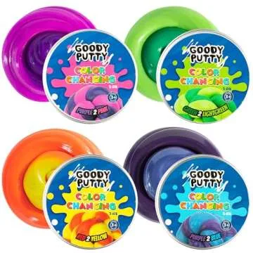 Goody Putty Color Changing Heat Sensitive Slime - Ultimate Fidget Toy for All Ages
