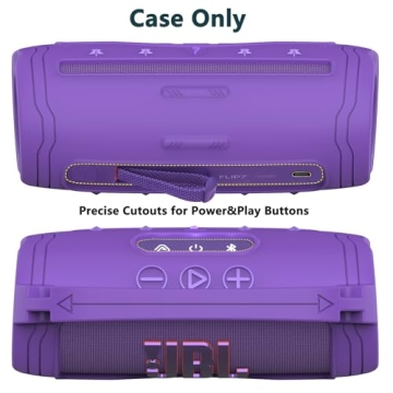 Silicone Case for JBL Flip 7 - Protective Cover with Handle