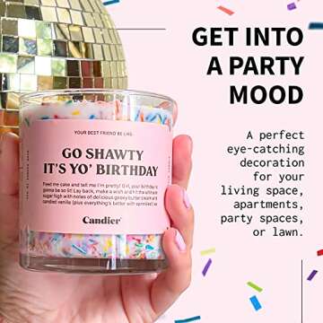 Birthday Cake Candle Gift for Relaxation and Joyful Moments