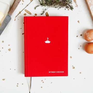 Blank Hardback Cookbook for Your Recipes Journal