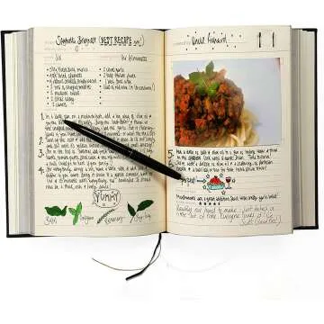 Blank Hardback Cookbook for Your Recipes Journal