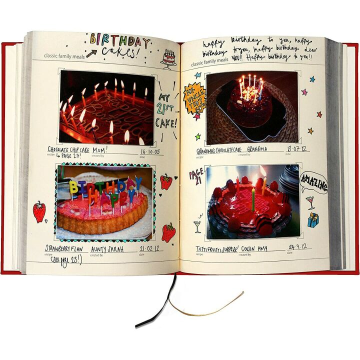 Blank Hardback Cookbook for Your Recipes Journal