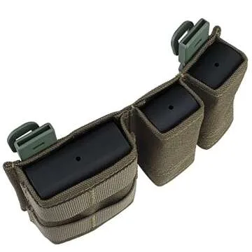 Durable MOLLE 9mm Mag Pouch Tactical Set for Gear