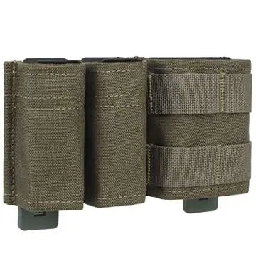 Durable MOLLE 9mm Mag Pouch Tactical Set for Gear