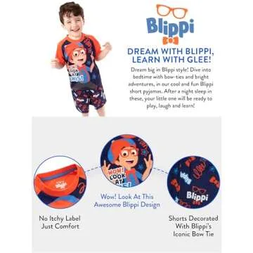 Blippi Pajamas | Boys Shorts Pajamas | Fun Boys' Pajama Sets Multicolor 4