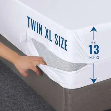 Utopia Bedding Zippered Mattress Encasement for Twin XL