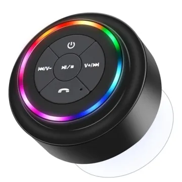 HAISSKY Bluetooth Shower Speakers - Waterproof & Portable Wireless Speaker