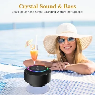 Bluetooth Shower Speaker - Waterproof & Portable Design